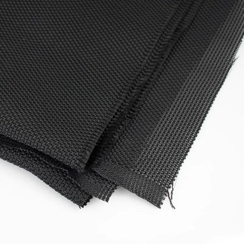 Högtalare grillduk, högtalare nättyg tyg högtalare akustisk nät styv dammduk galler filter tyg mask tyg ansikte för (0,5 x 1,5 m svart)
