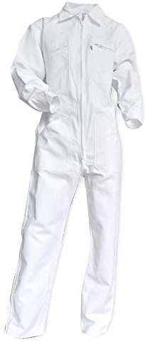 LMA – Tuta da lavoro uomo, Cavalletto – Bianco, bianco, 400644 TRETEAU