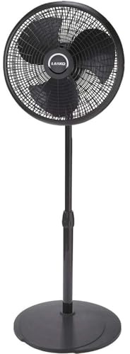 Lasko Adjustable Performance Pedestal Fan, 16, Black 2527