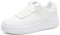 DEBAIJIA Mujer Sneakers Clásico Zapatillas de Deportivos Running Casuales Zapatos Atléticos Calzado De Deporte EU 38 A-Blanco
