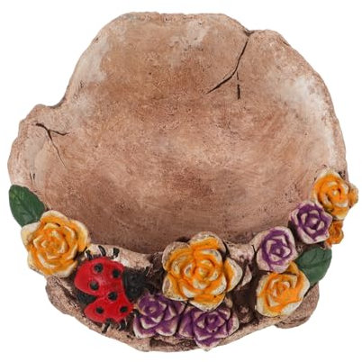 PHENOFICE Einzigartiger Marienkäfer-blumentopf – Zement-blumentopf Für Garten Balkon