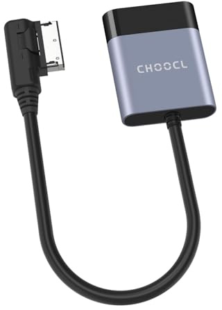 CHOOCL Bil Bluetooth-adapter för Audi (2006-2009) med AMI-gränssnitt, MMI 2G-system, trådlös mottagare med Bluetooth 5.0 HD-ljud