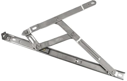 CHYLMAPHEN Adjustable 12 Inch Wind Brace Stainless Steel Window Casement Stay Window Limiter Window Strut for Top-Hung Window