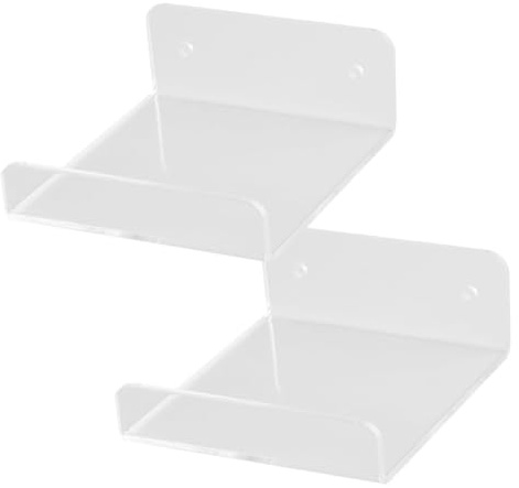 NUOBESTY 2 Piezas Estante de Pared para Router y Proyector Soporte Perforaciones Organizador de Pared para Dispositivos para Hogar y Oficina