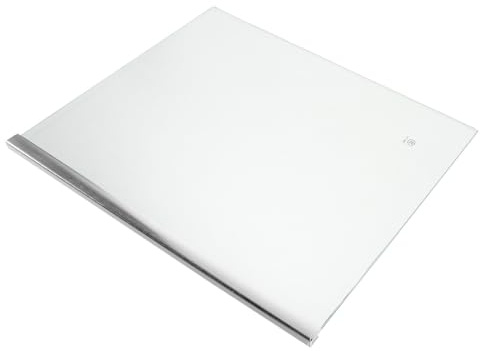 AMUSLESUR Mensola Supporto Stabile e Facile Installazione per Frigorifero in Vetro Temperato 30x27cm per Contenitori Alimentari in Cucina e Congelatore