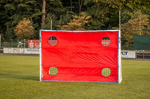 POWERSHOT® Torwand Fußball - Handball - Verschiedene Größen - 4 Schusslöcher - Reisfest (Torwand 3 x 2m)
