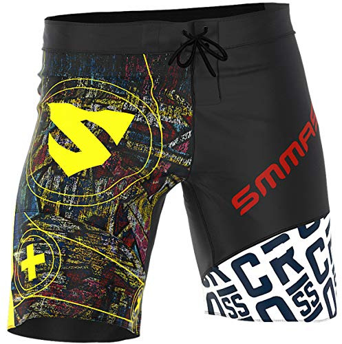 SMMASH Pantalones Cortos para Correr Hombre Mallas Running De Entrenamiento para Deporte Crossfit Gimnasio Jogging Ligero Secado Rápido