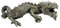 CROCI Chinesischer Drache Horizontal Aquarium Ornaments, kleine