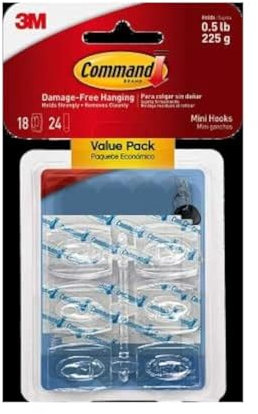 3M 17006CLR gancio di stoccaggio domestico Trasparente 6 pezzo(i)