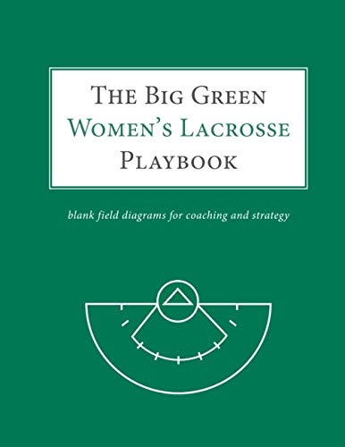 The Big Green Women's Lacrosse Playbook: blank field diagrams for coaching and strategy