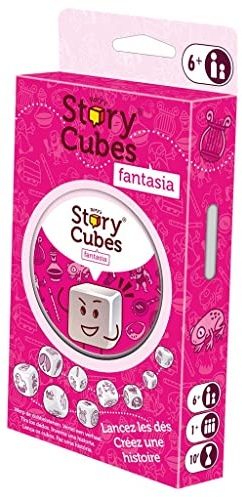 Zygomatic Story Cubes: Fantasía, Juego de Dados para Contar Historias, Creativida, A Partir de 6 Años, A Partir de 1 Jugador, 10 Minutos por Partida, Multilenguaje (Incluye Español)
