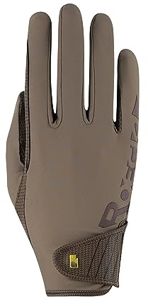 Roeckl Sports Reithandschuh MUENSTER, Turnier Sommer Handschuh, Dunkel Taupe 7