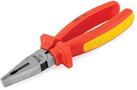 Titan 73328 Alicates combinados aislados VDE de 8 pulgadas