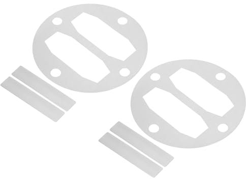 PATIKIL Juego de Junta de Culata Repuesto de Válvula de Lengüeta, 2 Juegos de Piezas para Compresor de Aire Central Pneumatic