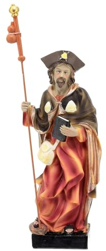 Holyart Harts och PVC-status: Statue St James i harts 20 cm