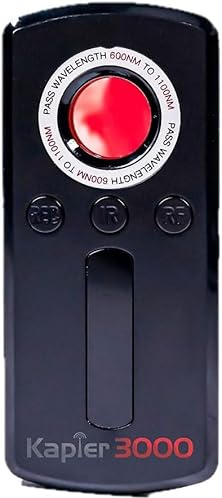 MONTY SOUL Rilevatore Microspie, Telecamere GPS - compatto ottimo per bonifica in auto, comodo da taschimo - Proteggi la Privacy con Tecnologia Avanzata (KAPLER 3000)