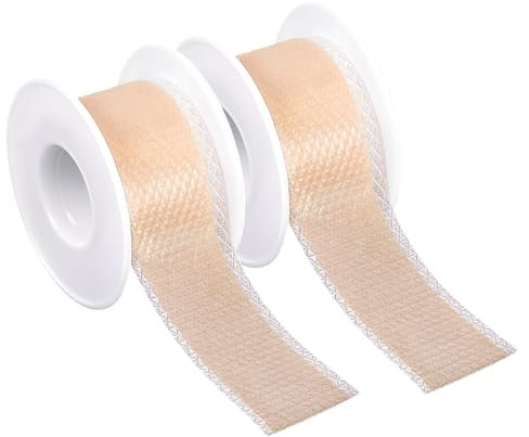 Yuanchu 2 Rollen Blasenpflaster,Silikonpflaster für Narben Wasserdichte Tape Für Füße,Selbstklebende Fersenpflaster Ferse Druckstellen Pflaster Ferse Fuß Gegen Anti-Blase