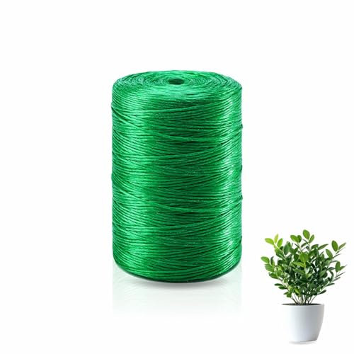 Garden Twine Bakers Twine Jute Twine String Crafts Gift Wrapping Gardening Floristry Diy Arts Bundling Green Climbing Plants Vines Bakers Rope Christmas Decoration Packing Handicrafts 200 M (1 Count)