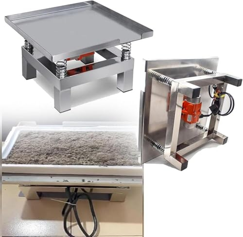 Betongvibrerande Bord Vibration Test Bench Test Block Vibration Platform Rostfritt Stål Mini Vibration Table, Ac 110v / 220v, Mögelfyllning, Limfyllning, 50 * 50, 220V