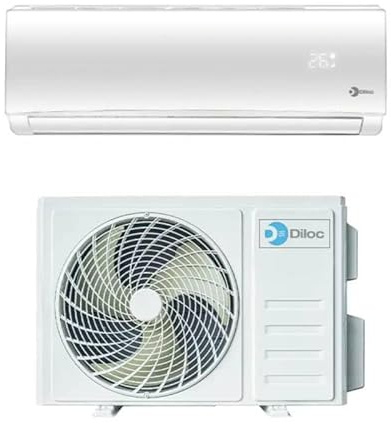 Climatizzatore Condizionatore Diloc Over 9000 BTU inverter monosplit in R32 D.OVER09W in A+++ (A++/A+) Wifi integrato