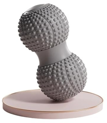 Balle de massage en forme d'arachide - Double balle de lacrosse - Point de déclenchement des tissus profonds - Exercice des bras, des jambes et du dos - Rouleau de massage musculaire - Pour yoga et