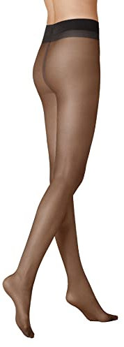 KUNERT Damen Strumpfhose Mystique 20 transparent 20 DEN Black 0500 48/50