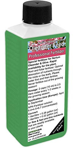 GREEN24 Nerium Oleander & Olive/Olea Plant Food - Liquid Fertilizer HighTech NPK, Root, Soil, Foliar, Fertiliser - Professional Feed