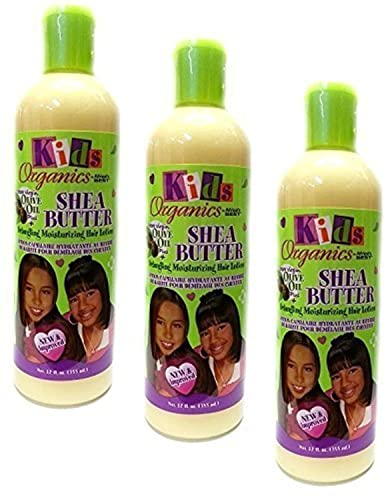 3x Africa's Best Kids Shea Butter Detangling Moisturizing Hair Lotion 355ml (insgesamt - 1065ml)