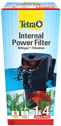 Tetra Whisper 4i Internal Power Filter, Filtration for Aquariums Between 1 and 4 Gallons
