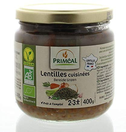 Priméal Lentilles Cuisinées 400 g