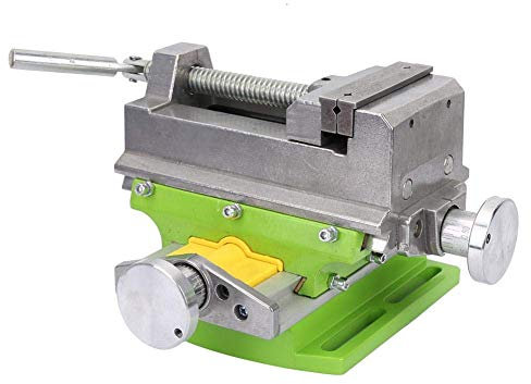 Morsa per trapano pressare croce morsa doppia direzione assi X-Y Macchina banco fresatura fresatrice tavolo a scorrimento incrociato Dispositivo per la lavorazione legno lavorazione dei metalli