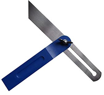 Sliding T-Bevel Gauge, 300mm Adjustable Carpentry Square Bevel Angle Rulers with Plastic Handle for Woodworking
