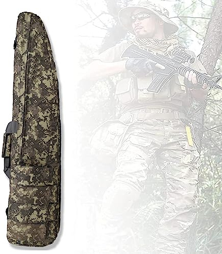 DFANCE Funda para Armas Largas,Maletin Arma Larga,Bolsa para Rifle Funda para Transporte de Armas,Durable Funda Armas Largas para Carabina,para Coleccionistas de Armas,ACU Color,70cm