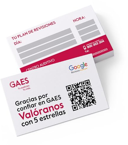 Cimpress Tarjetas de Visita Con Texto Personalizado, Pack de 1000, Castellano, 85 x 55 mm, Cartulina Mate 300 g/m², Impresión a Doble Cara para Uso Profesional