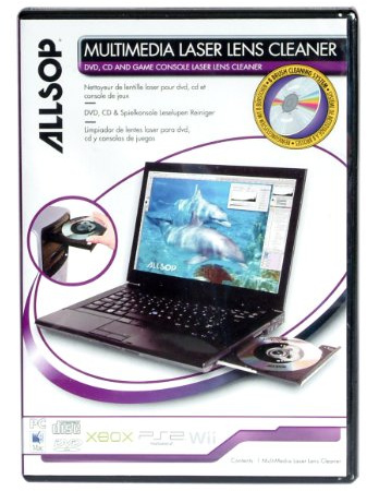 ALLSOP Multimedia Laser Lens Cleaner For DVD, CDs, Game Consoles & Laptops