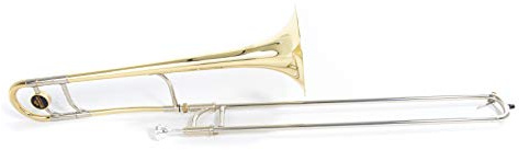 Roy Benson Bb-Tenorposaune TT-227 (Exklusive 12,7 mm Bohrung, Premium 8 Messing Schallstück, Neusilber Außenzug, hartverchromte Innenzüge, leicht transportierbaren Formetui)