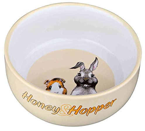 Trixie Miele e tramoggia ciotola in ceramica, 11 cm, 1 pezzo, colore: seleziona nel messaggio regalo o invia il colore può variare