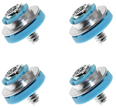 BAIRONG Hard Drive Mounting Screw 4PCS Blue Isolation Grommet Mute Mounting Screws for 3.5inch HDD DC5800 DC7800 DC7900 6005 6200 6300 Z200 6000 8000 8100 8200 8300 Z40010720 Z400101020 Z4001072010