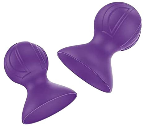 Anzeho 2 Pezzi Tappeti di Aspirazione del Capezzolo Correttore Sucker Alimentato al Seno al Seno per il Capezzolo per Allattamento Capezzoli Piatti Timidi e Invertiti Donne