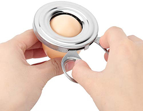 Kokt ägg Cutter Rostfri ägg Cutter, Kokt ägg Cutter Stål Ägg Cutter Kokt ägg Skal Sax Skalverktyg Äggskal Sax Cutter Ägg Clipper Kökstillbehör