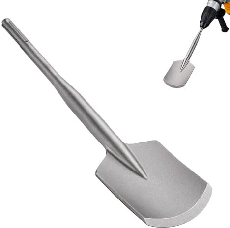 Scalpello SDS MAX, 110x450mm Pala Per Fango Pala Per Argilla Per Asfalto Scalpello Per Martelli Demolitori Rimozione Di Muratura Giardinaggio Paesaggistica Calcestruzzo Mattoni Sabbia Pietra
