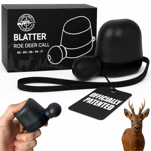 RECLAMO PARA CORZO EN CELO. Reclamo Original para corzo, reclamo ideal para atraer y aumentar el éxito del encuentro con el corzo I El pack incluye cuerda y manual instrucciones en varios idiomas.