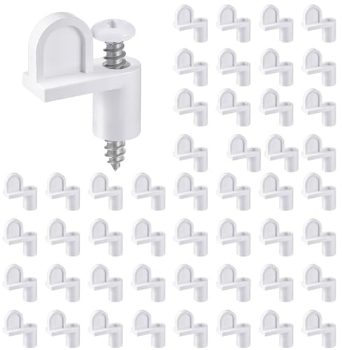 Blulu 48 Pack 3/8 in Nylon Window Screen Clip with Screws