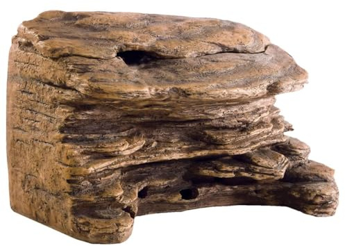 Exo Terra Turtle Cliff, vattenterrarier filter och stenar i ett perfekt värme- eller landområde för djur som inte bara lever i vattnet, stor