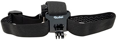 Rollei Kopfband – Head Strap für Rollei Actioncam 200 / 300 / 400 und 500 Serie und GoPro Hero Modelle - Schwarz