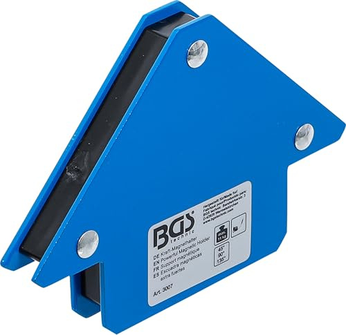 BGS 3007 | Kraft-Magnethalter | 11 kg | mit 8 starken Magnetflächen | Schweißmagnet