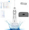 H2ofloss Water Flosser Professional Cordless Dental Oral Irrigator - Portable and Rechargeable IPX7 Waterproof Water Flossing for Teeth Cleaning,300ml Reservoir Home and Travel (HF-6)