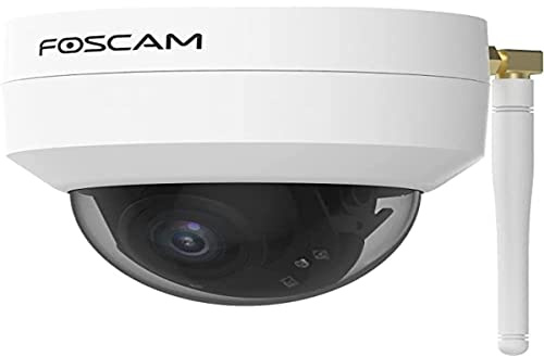Foscam D4Z - 4 MP motoriserad utomhus-Wi-FI IP-kamera - optisk zoom x4 - smart rörelsedetektering vit