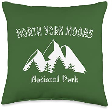 North York Moors National Park Throw Pillow