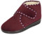 BAWAL Damen Warme Hausschuhe Winterschuhe Velours Gefüttert mit Wolle Klettverschluss 36 37 38 39 40 41 EU (Burgunderrot, EU Schuhgrößensystem, Erwachsene, Numerisch, M, 38)